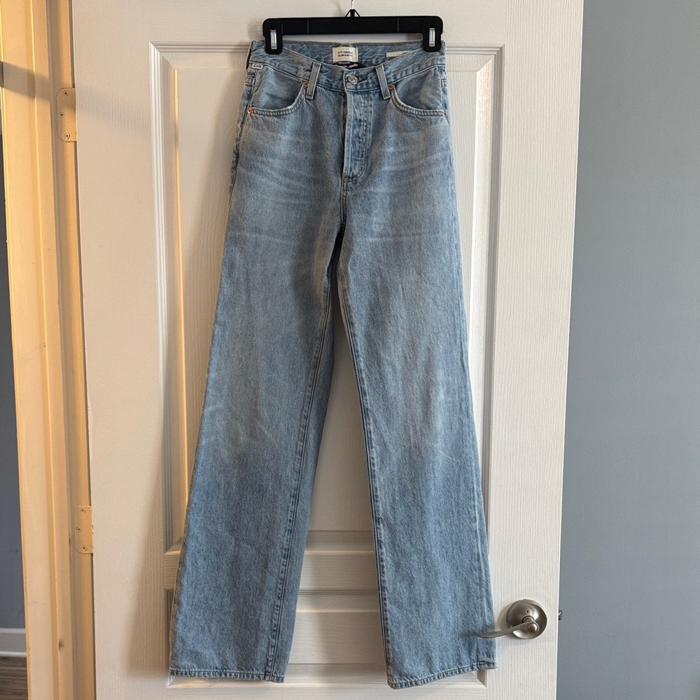 Citizens Of Humanity Annina Light Blue Denim Jeans in Tularosa